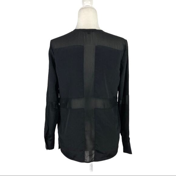 W118 By Walker Baker Benjamin Back Blouse Sheer XS - Picture 9 of 12